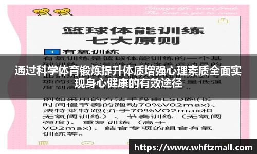 通过科学体育锻炼提升体质增强心理素质全面实现身心健康的有效途径